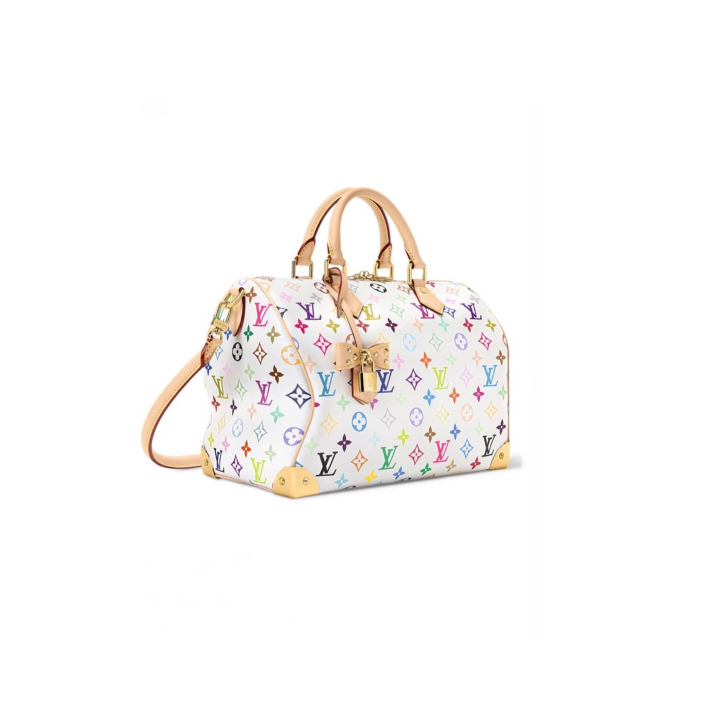 LOUIS VUITTON MURAKAMI LV X TM SPEEDY SOFT 30 M27789 (30*21*17cm)